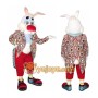 Rabbit Mascot Costume for Adults Custom Logo Party Character Suit