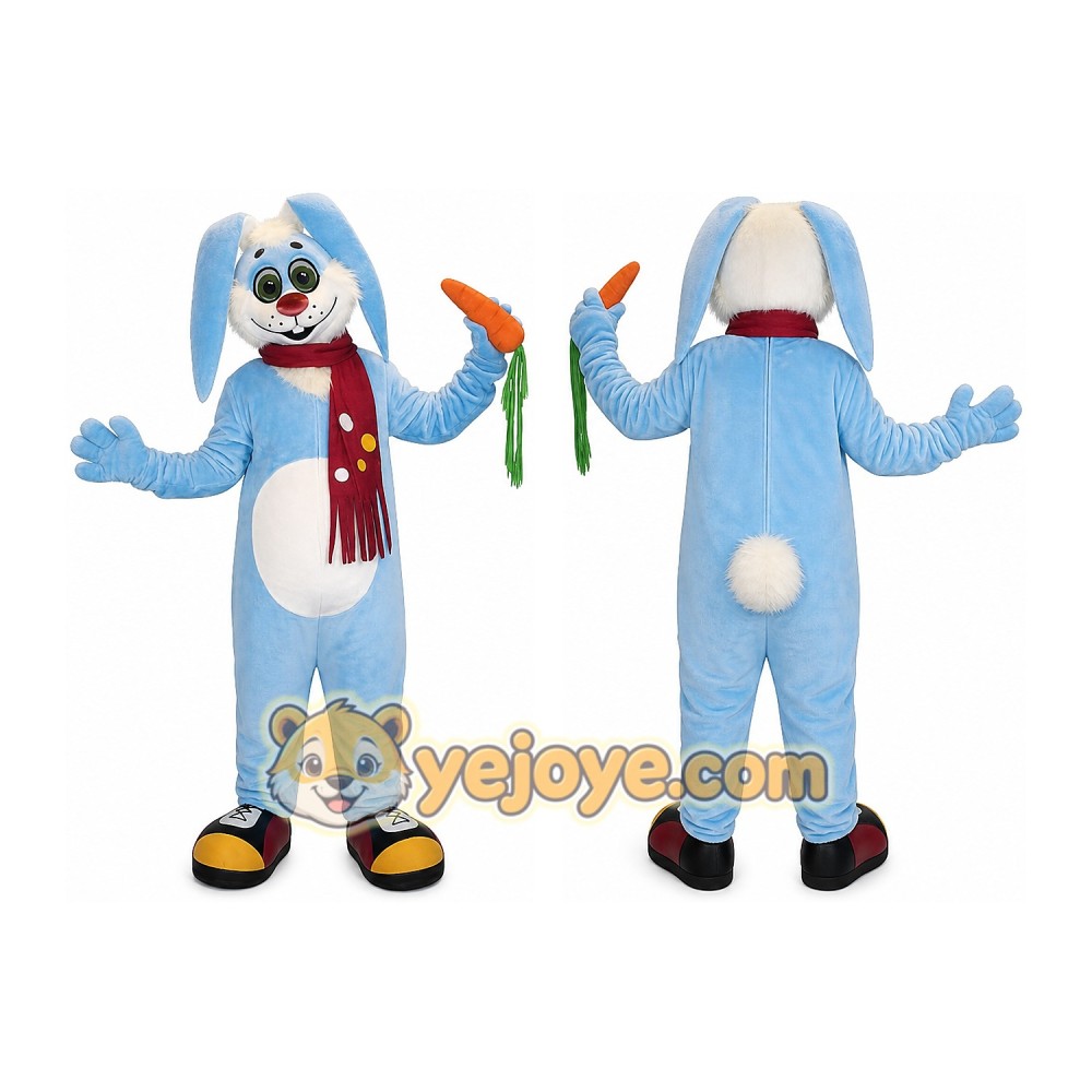 Rabbit Mascot Costume for Adults Custom Logo Party Character Suit Rabbit Mascot Costume for Adults Custom Logo Party Character Suit