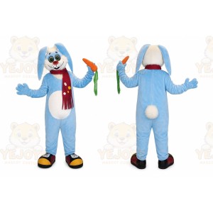 Rabbit Mascot Costume for Adults Custom Logo Party Character Suit