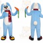 Rabbit Mascot Costume for Adults Custom Logo Party Character Suit