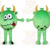 Monster Mascot Costume for Adults Custom Logo Party Character Suit