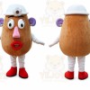 Potato Mascot Costume for Adults Custom Logo Party Character Suit