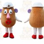 Potato Mascot Costume for Adults Custom Logo Party Character Suit