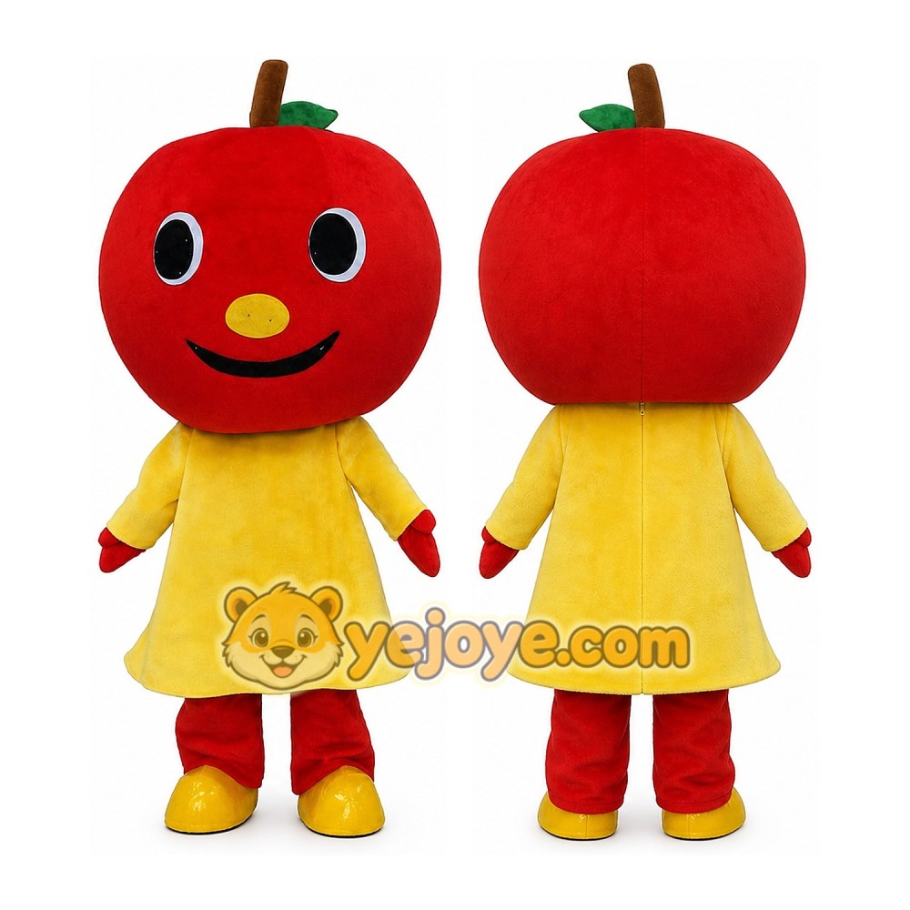 Apple Mascot Costume for Adults Custom Logo Party Character Suit Apple Mascot Costume for Adults Custom Logo Party Character Suit