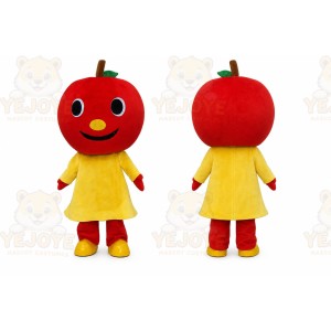 Apple Mascot Costume for Adults Custom Logo Party Character Suit