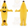 Banana Mascot Costume for Adults Custom Logo Party Character Suit