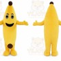 Banana Mascot Costume for Adults Custom Logo Party Character Suit