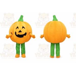 Pumpkin Mascot Costume for Adults Custom Logo Party Character Suit