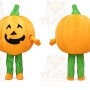 Pumpkin Mascot Costume for Adults Custom Logo Party Character Suit
