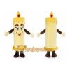 Candle Mascot Costume for Adults Custom Logo Party Character Suit Candle Mascot Costume for Adults Custom Logo Party Character Suit