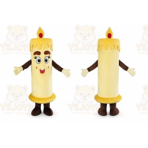 Candle Mascot Costume for Adults Custom Logo Party Character Suit