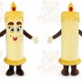 Candle Mascot Costume for Adults Custom Logo Party Character Suit