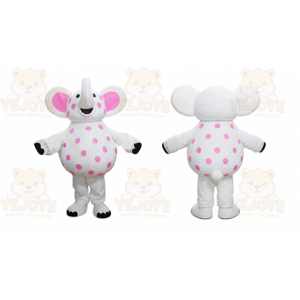 Elephant Mascot Costume for Adults Custom Logo Party Character Suit