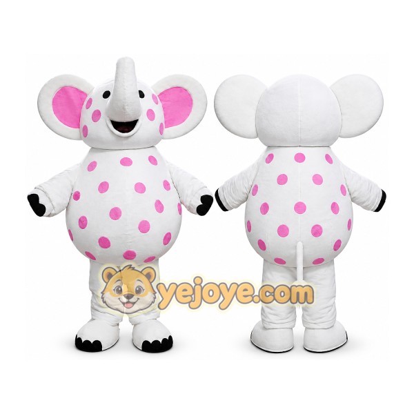 Elephant Mascot Costume for Adults Custom Logo Party Character Suit