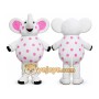 Elephant Mascot Costume for Adults Custom Logo Party Character Suit