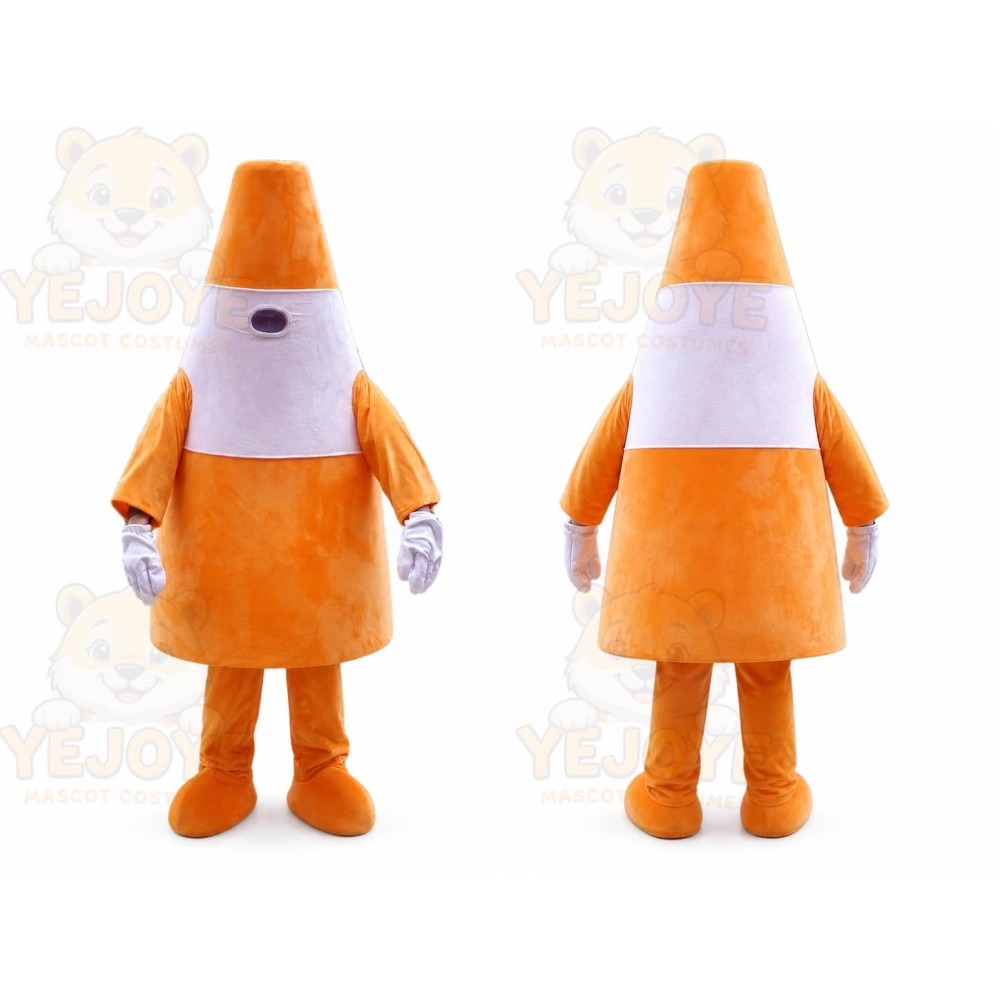 Cone Mascot Costume for Adults Custom Logo Party Character Suit