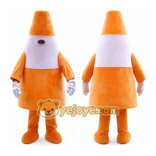 Cone Mascot Costume for Adults Custom Logo Party Character Suit