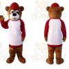 Bear Mascot Costume for Adults Custom Logo Party Character Suit
