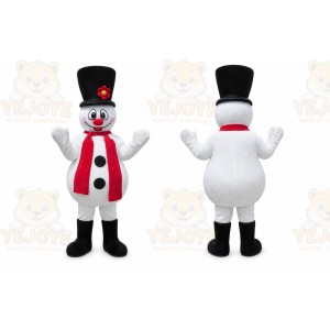 Snowman Mascot Costume for Adults Custom Logo Party Character Suit