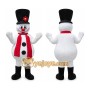 Snowman Mascot Costume for Adults Custom Logo Party Character Suit