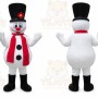 Snowman Mascot Costume for Adults Custom Logo Party Character Suit