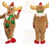 Reindeer Mascot Costume for Adults Custom Logo Party Character Suit