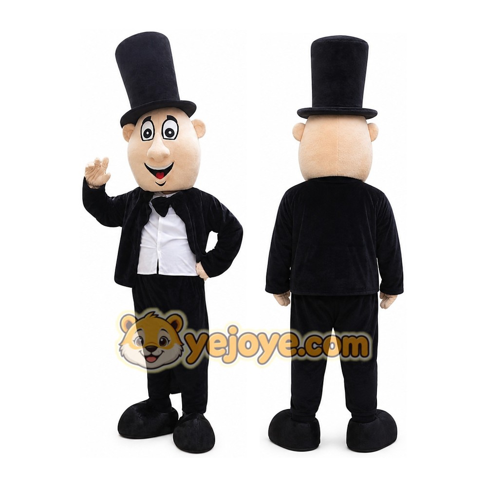 Magician Mascot Costume for Adults Custom Logo Party Character Suit