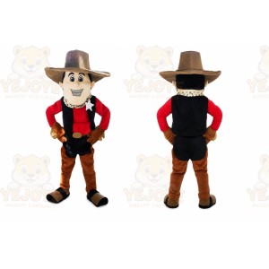 Cowboy Mascot Costume for Adults Custom Logo Party Character Suit