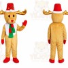 Reindeer Mascot Costume for Adults Custom Logo Party Character Suit