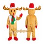 Reindeer Mascot Costume for Adults Custom Logo Party Character Suit