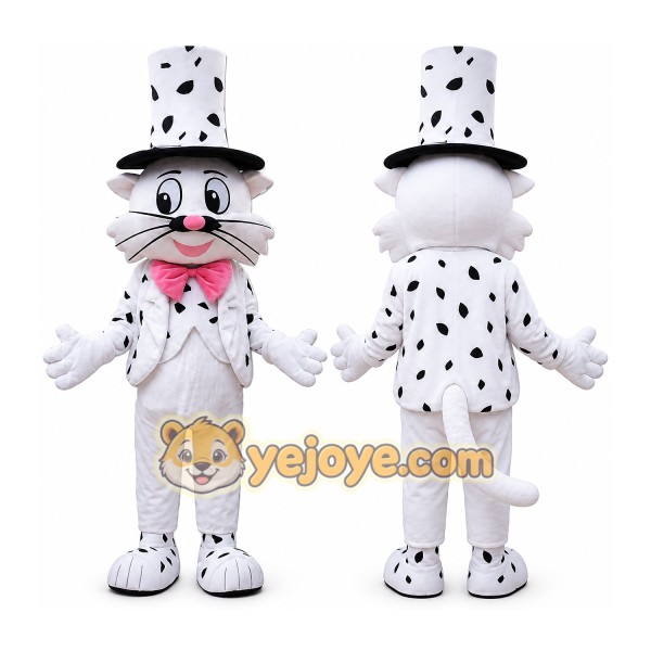 Cat Mascot Costume for Adults Custom Logo Party Character Suit