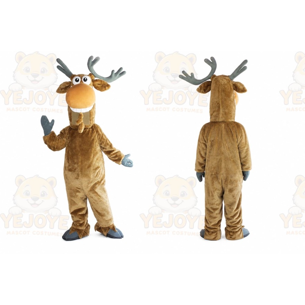 Reindeer Mascot Costume for Adults Custom Logo Party Character Suit