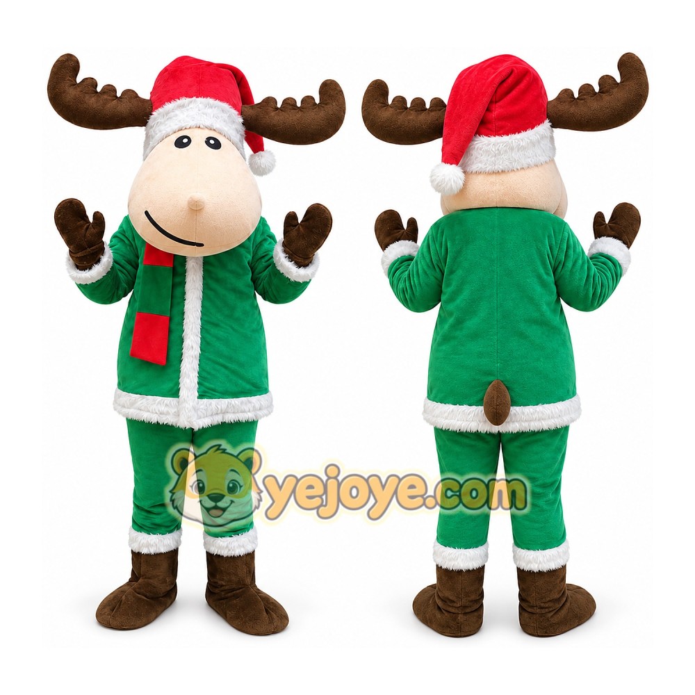 Moose Mascot Costume for Adults Custom Logo Party Character Suit Moose Mascot Costume for Adults Custom Logo Party Character Suit
