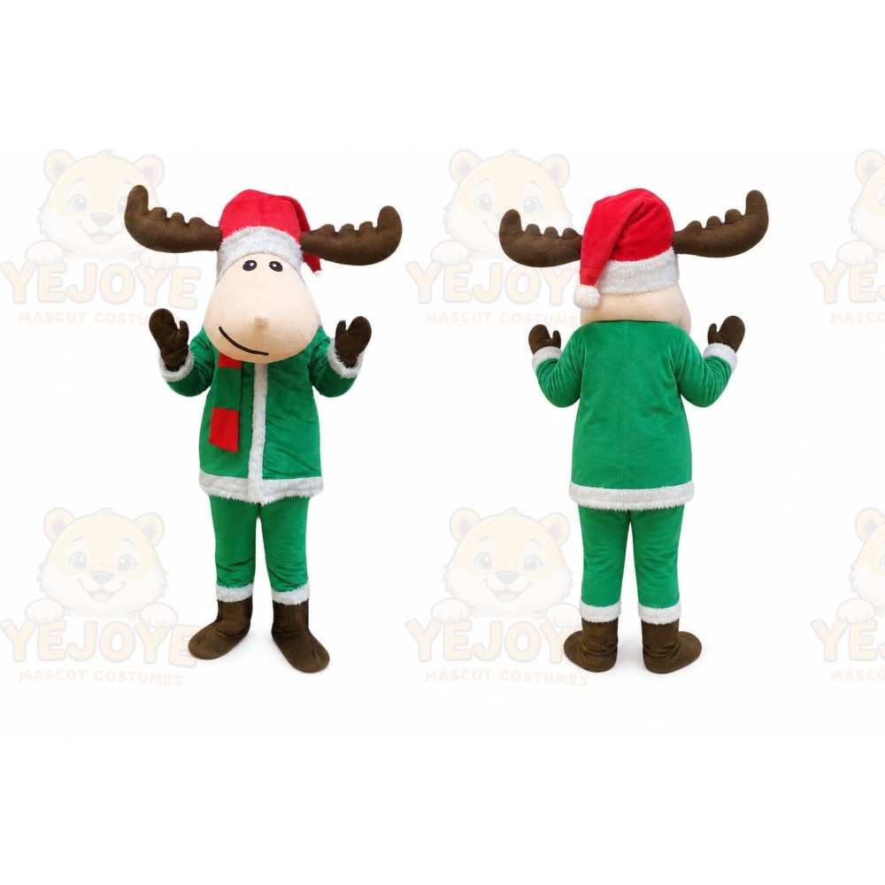 Moose Mascot Costume for Adults Custom Logo Party Character Suit