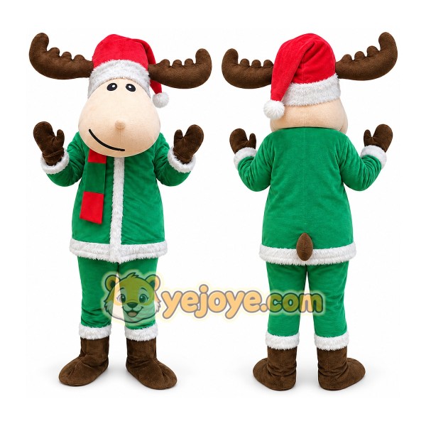 Moose Mascot Costume for Adults Custom Logo Party Character Suit