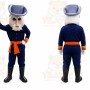 Colonel Sanders Mascot Costume for Adults Custom Logo Party Character Suit