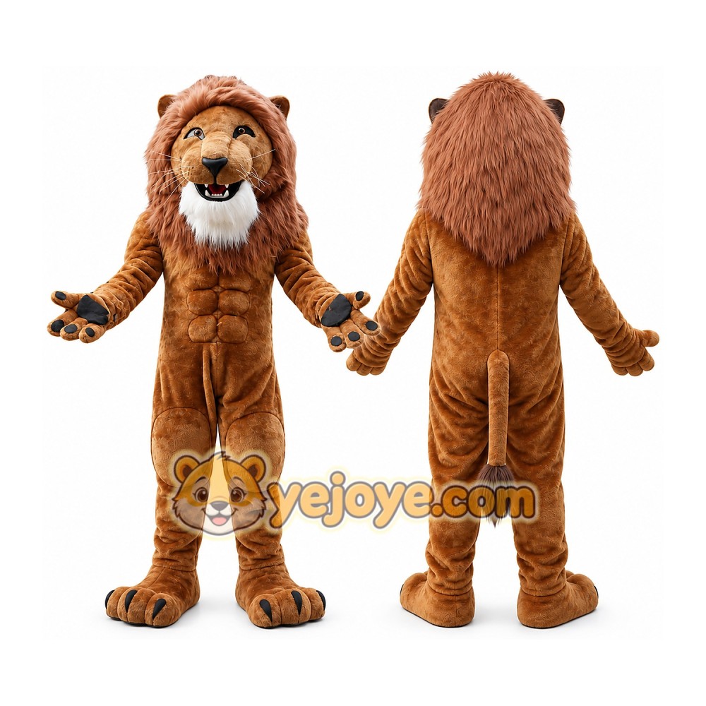 Lion Mascot Costume for Adults Custom Logo Party Character Suit Lion Mascot Costume for Adults Custom Logo Party Character Suit