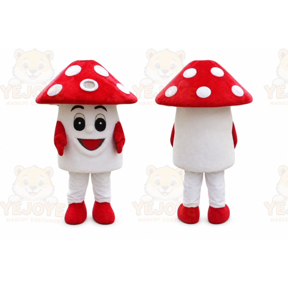 Mushroom Mascot Costume for Adults Custom Logo Party Character Suit