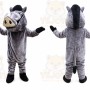 Zebra Mascot Costume for Adults Custom Logo Party Character Suit