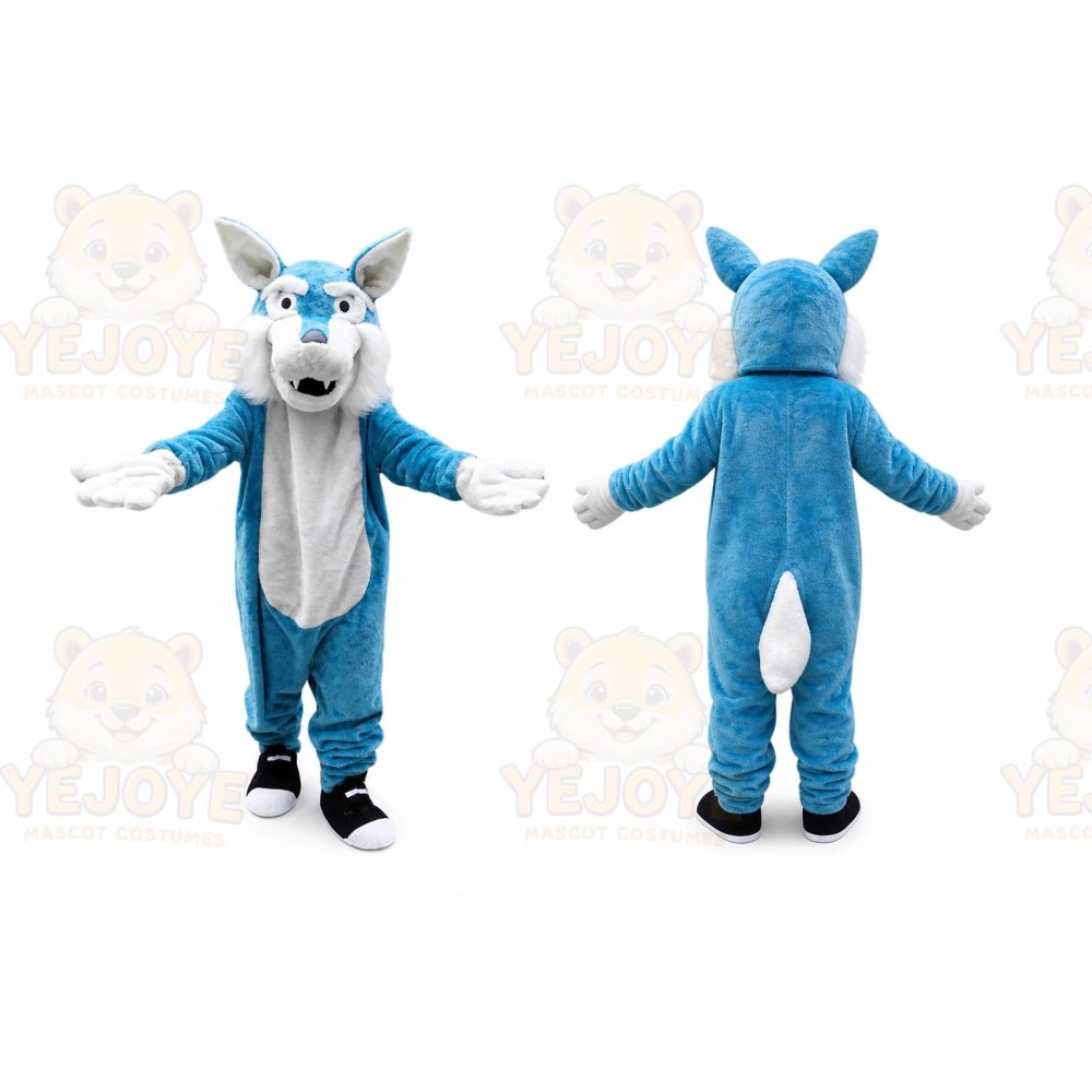 Wolf Mascot Costume for Adults Custom Logo Party Character Suit