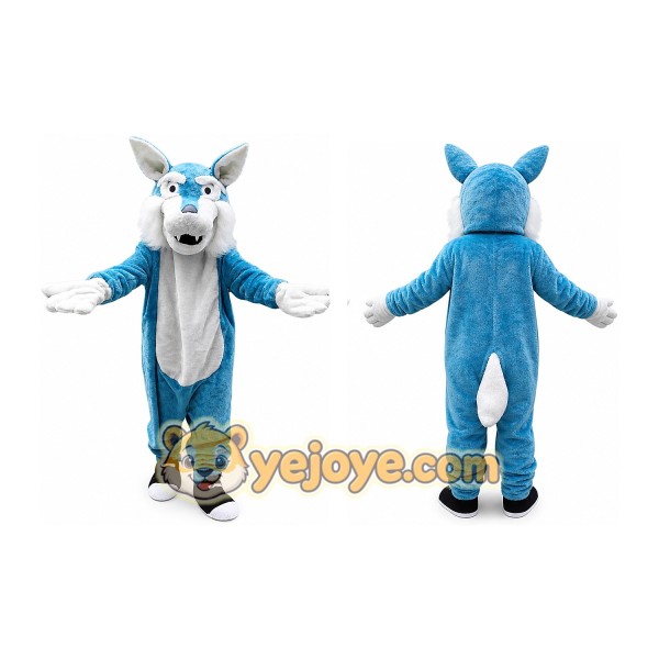 Wolf Mascot Costume for Adults Custom Logo Party Character Suit