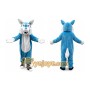 Wolf Mascot Costume for Adults Custom Logo Party Character Suit