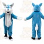 Wolf Mascot Costume for Adults Custom Logo Party Character Suit