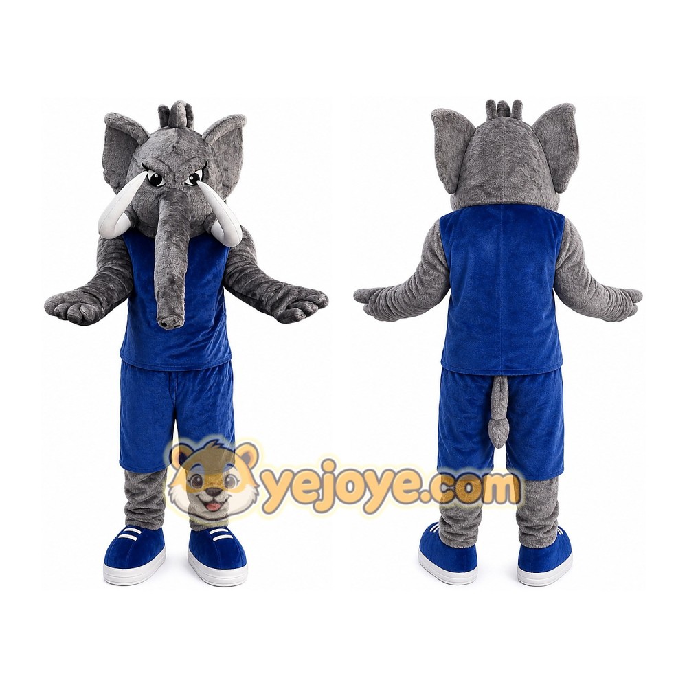 Elephant Mascot Costume for Adults Custom Logo Party Character Suit Elephant Mascot Costume for Adults Custom Logo Party Character Suit