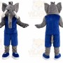 Elephant Mascot Costume for Adults Custom Logo Party Character Suit