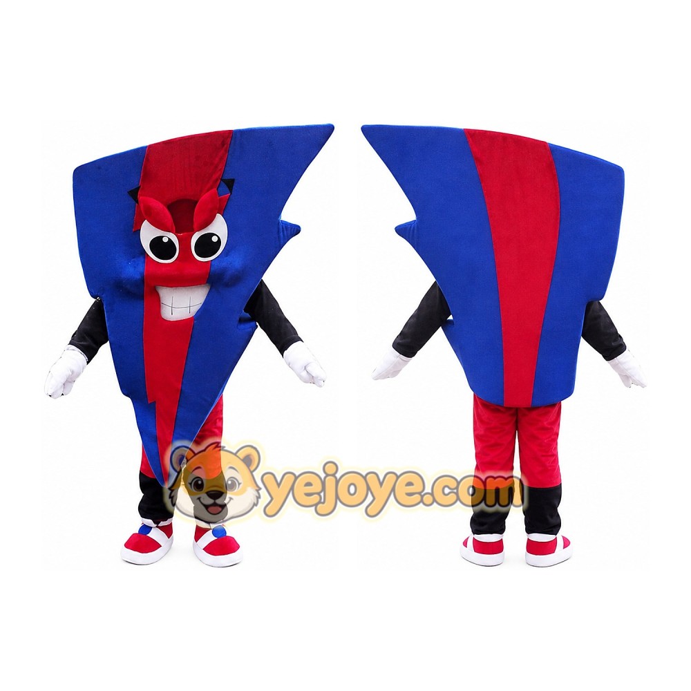 Lightning Mascot Costume for Adults Custom Logo Party Character Suit Lightning Mascot Costume for Adults Custom Logo Party Character Suit