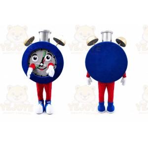 Clock Mascot Costume for Adults Custom Logo Party Character Suit