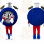 Clock Mascot Costume for Adults Custom Logo Party Character Suit