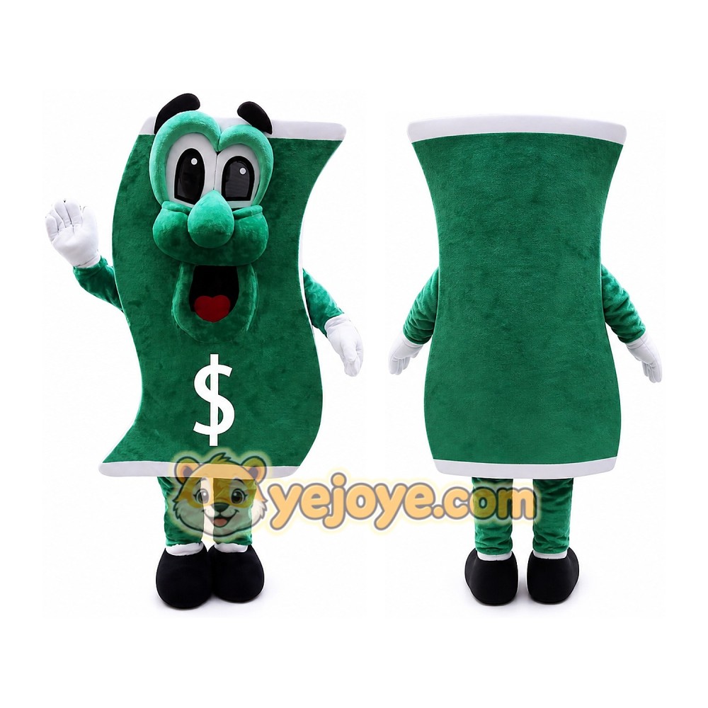 Dollar Mascot Costume for Adults Custom Logo Party Character Suit Dollar Mascot Costume for Adults Custom Logo Party Character Suit