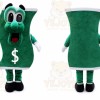 Dollar Mascot Costume for Adults Custom Logo Party Character Suit